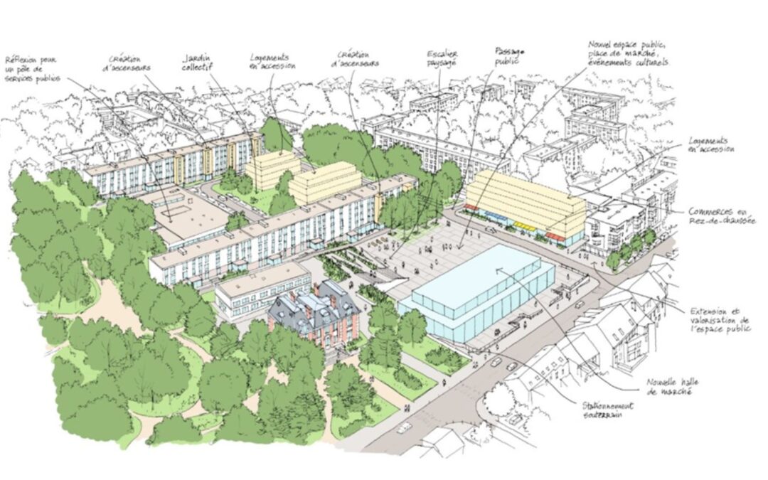 Information travaux projet Cœur de Ville et déplacement du marché