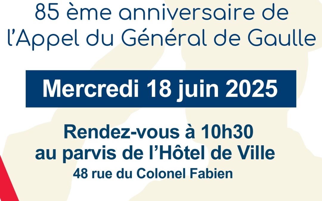 Commémoration du 18 juin