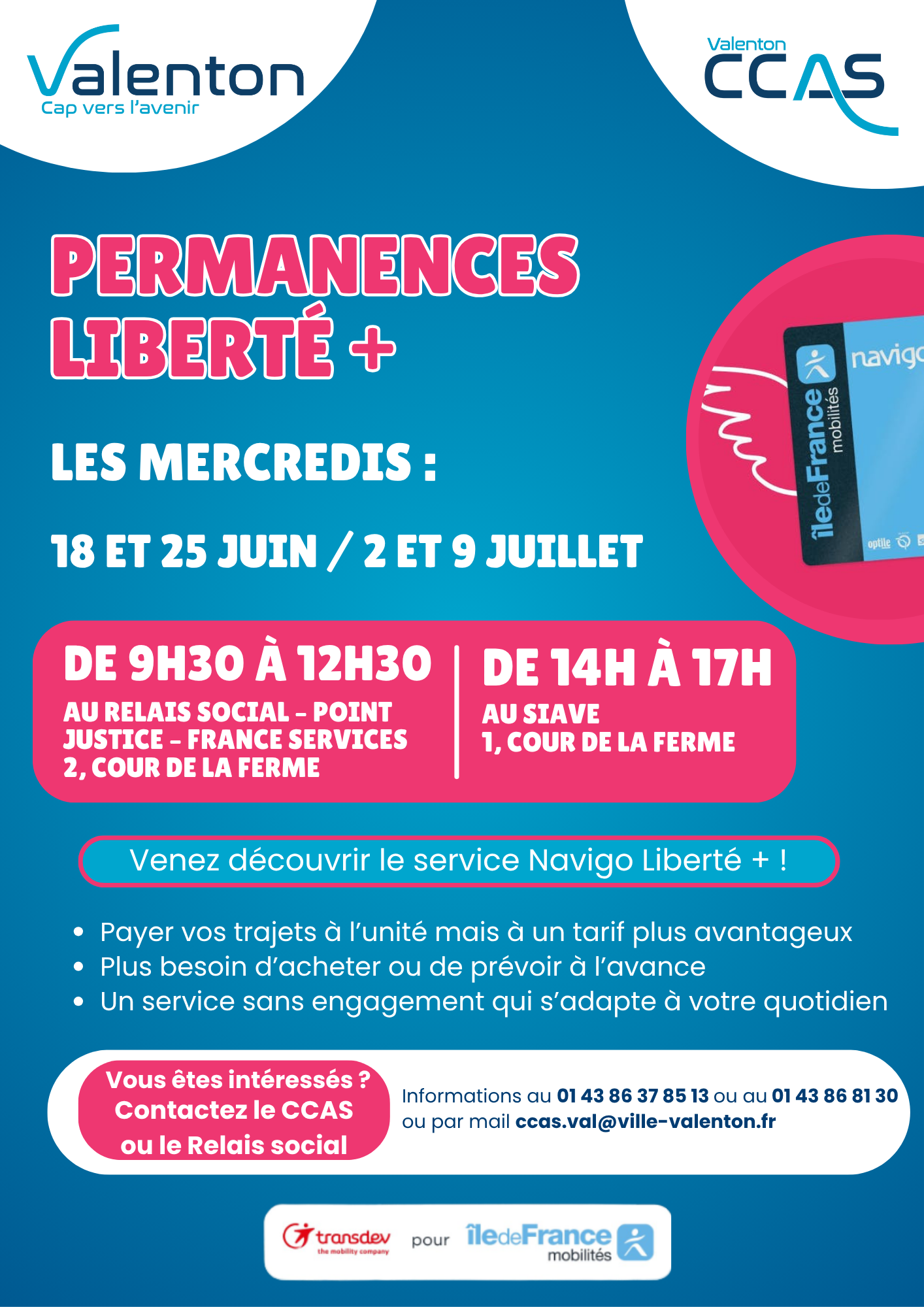 Affiche CCAS Liberté +