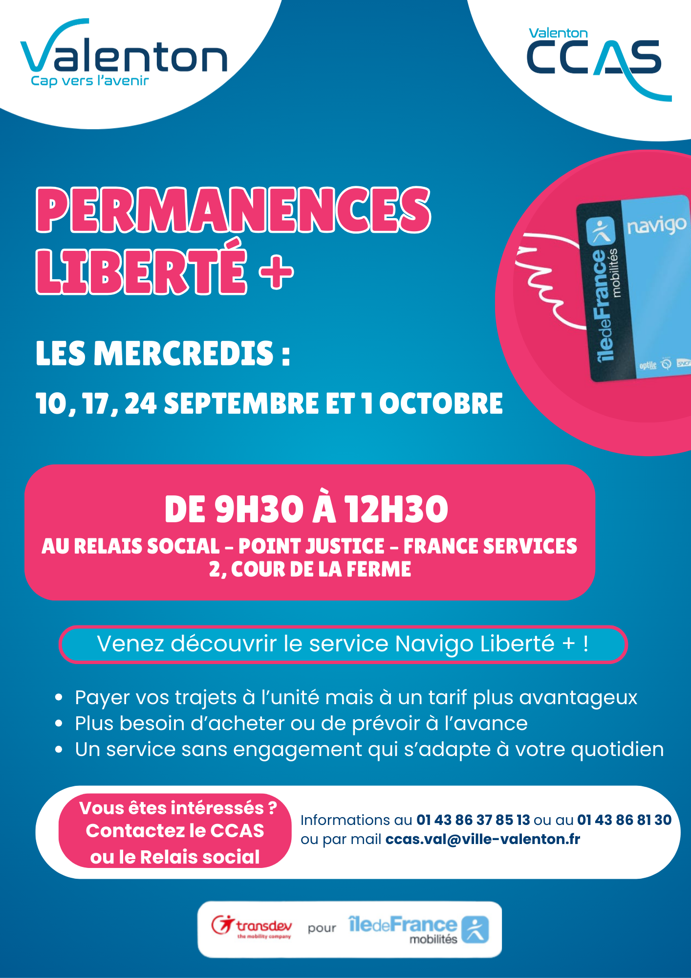 Affiche CCAS Liberté +