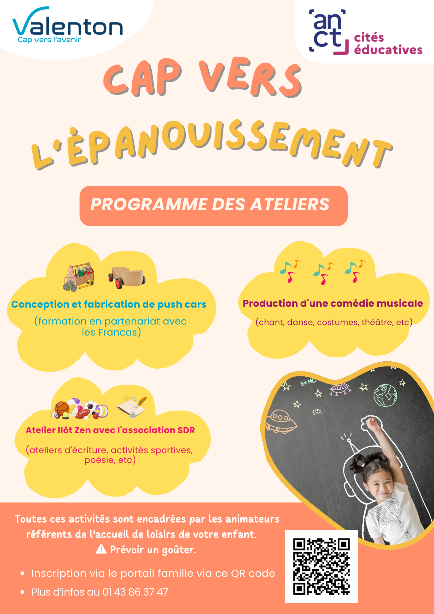 Affiche ateliers Cap vers lépanouissement