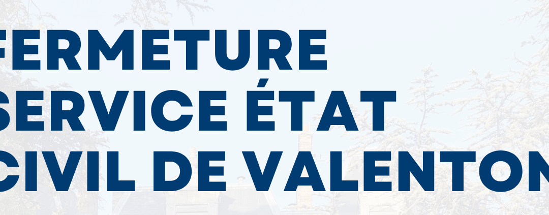Fermeture service état civil