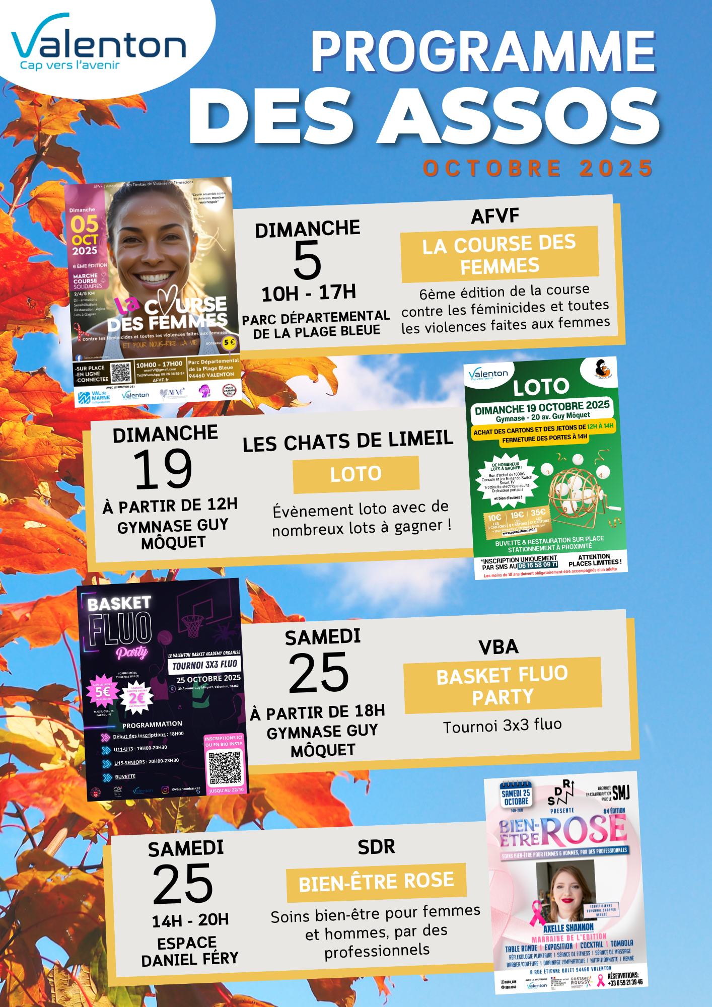 Programme des assos
