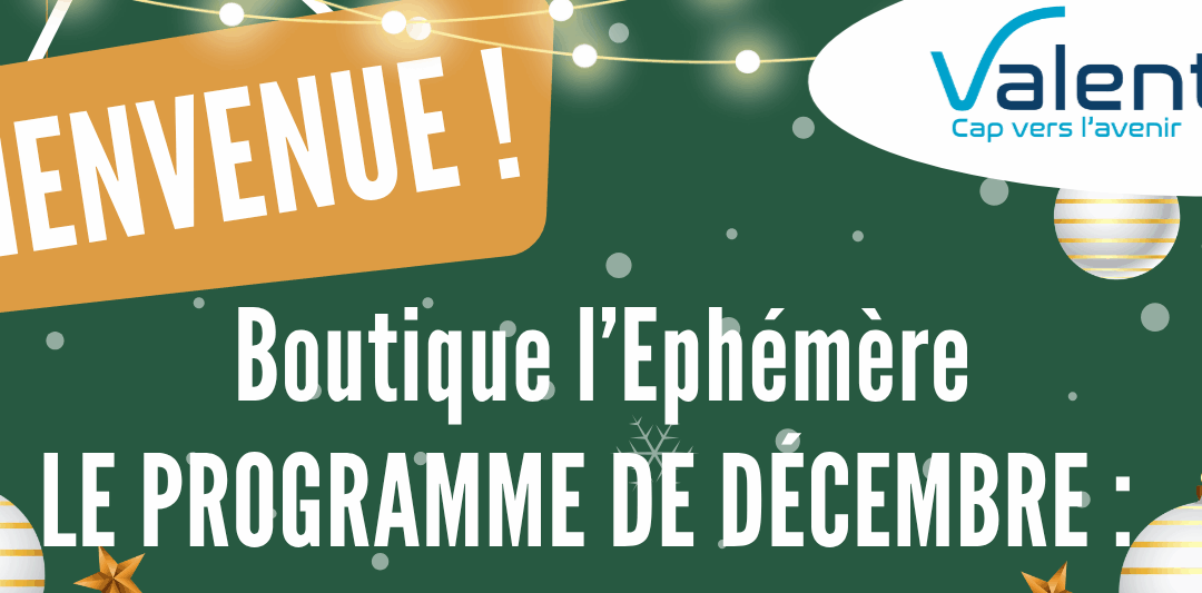 Boutique éphémère – Décembre 2025