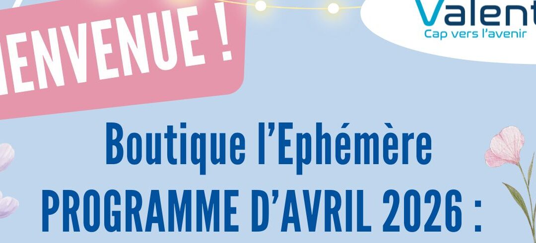 Boutique éphémère – Avril 2026