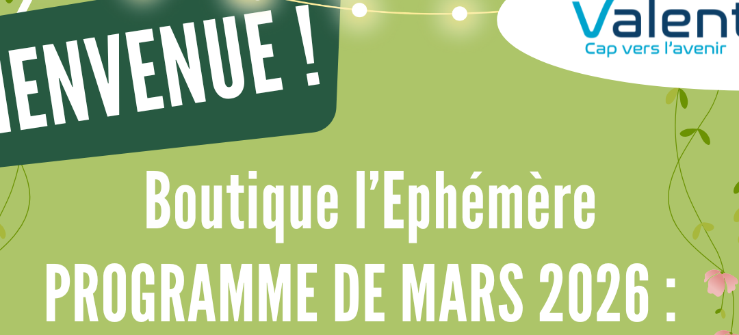 Boutique éphémère – Mars 2026