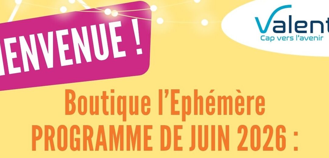 Boutique éphémère – Juin 2026