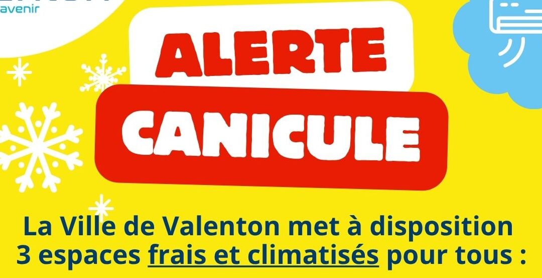 Alerte canicule orange : espaces climatisés pour tous