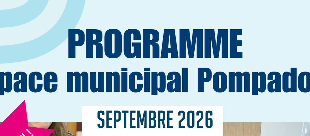 Programme Espace municipal Pompadour – Septembre 2026